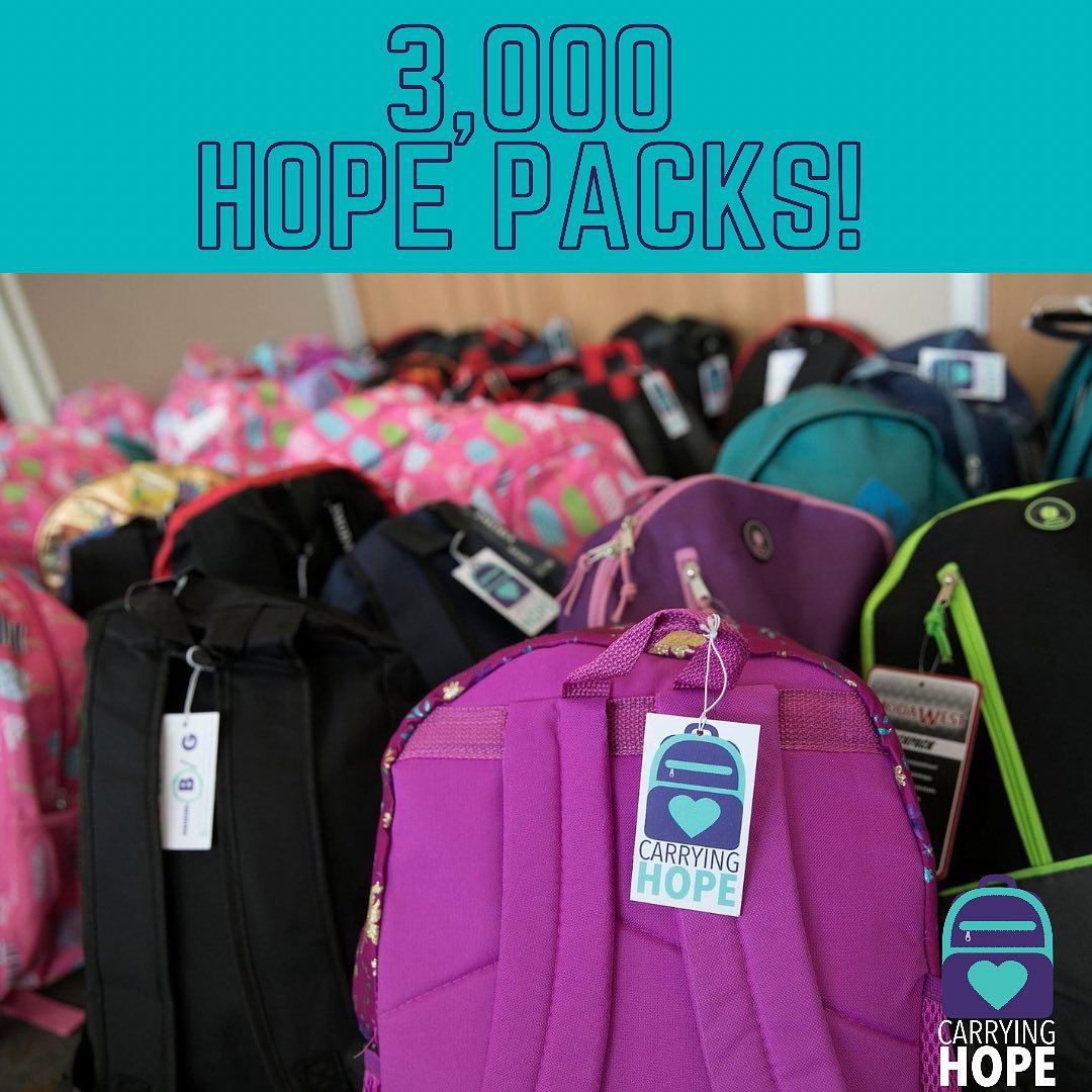 3,000 Hope Packs so far this year!